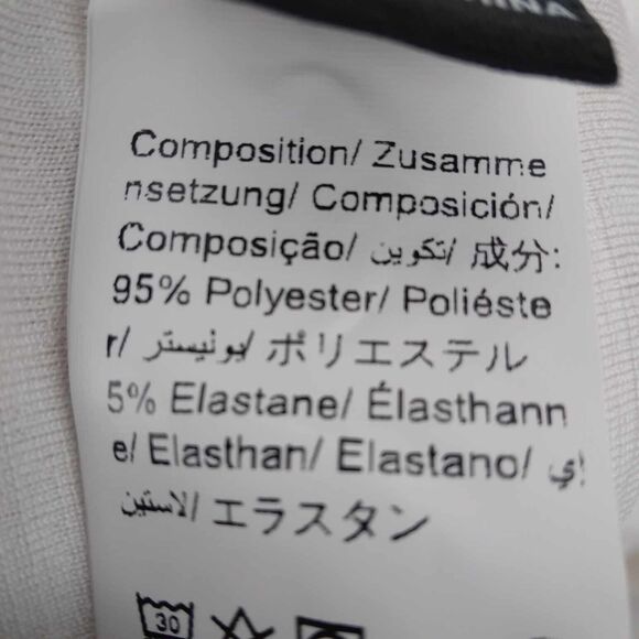 NWT Shein Icon White Fringe Cut Out Cropped Halter Top Women's Size US 6 Medium - Picture 13 of 13